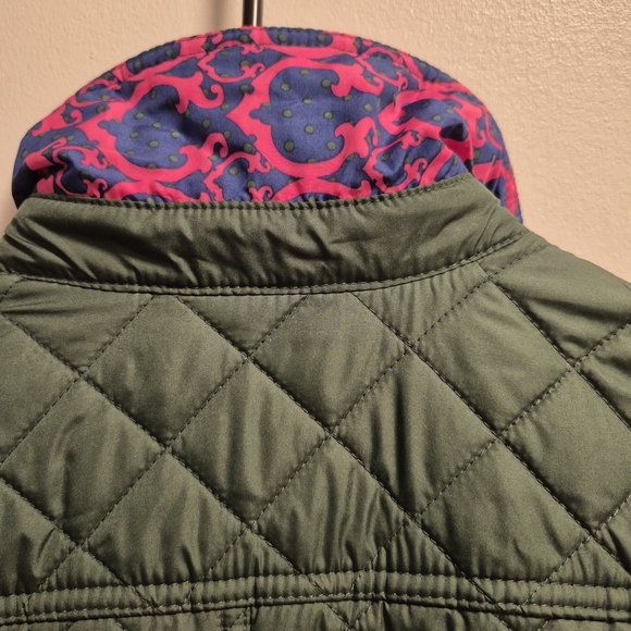 C. Wonder Green Pea Coat with Quilted Design - Picture 8 of 14